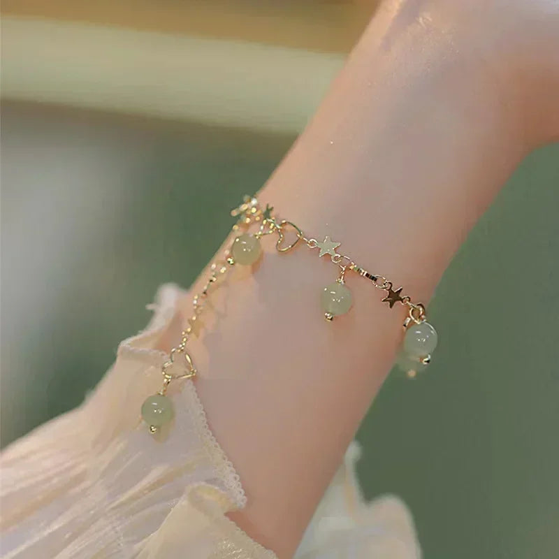 Damen-Armband-Set 2025: 4-teilig Schlangen-Design Grün - Fashion Jewelry Collection