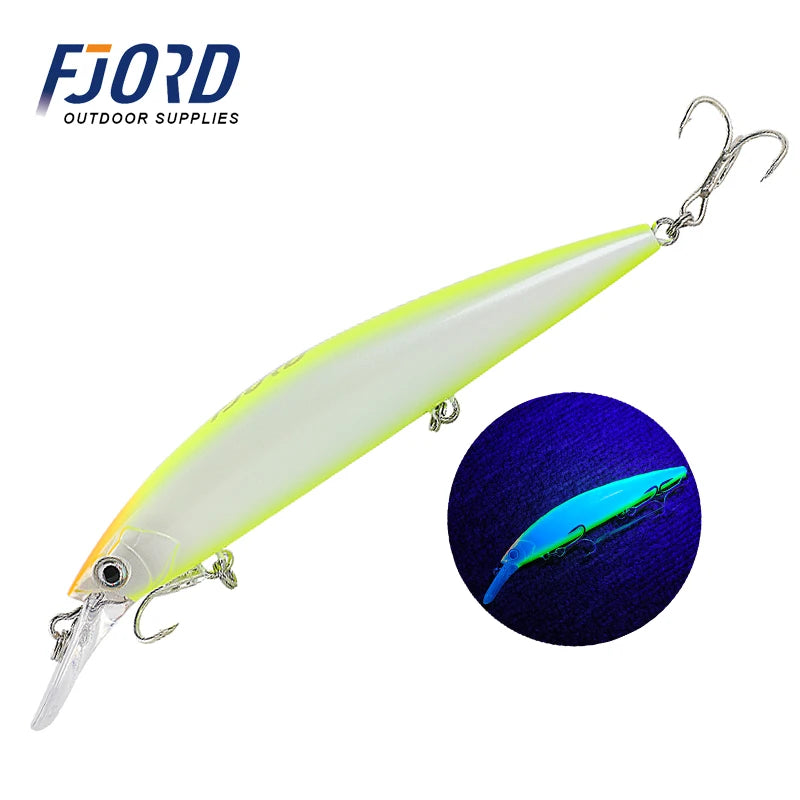 FJORD 110S 37g 90S 29g 70S 17g Schweres Sinken Minnow Angeln Köder Salzwasser Süßwasser Langer Wurf Meer Kunstlicher Köder Jerkbait