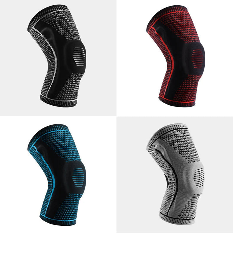 Knieschoner 2025: Nylon-Silicone Outdoor-Sports - Professional Fitness Collection