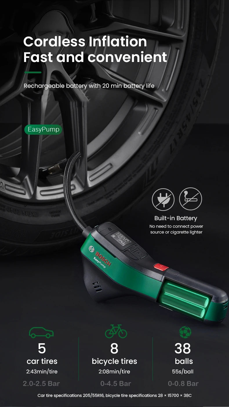 Bosch Wireless Car Air Pump