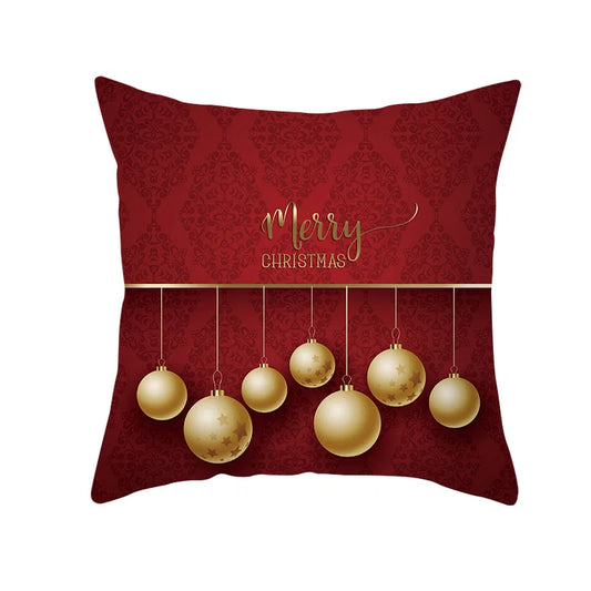 Christmas Pillow Case Christmas Santa Claus Elk Pillow Case Cover Merry Christmas Decorative Pillowcases Party Pillow Case