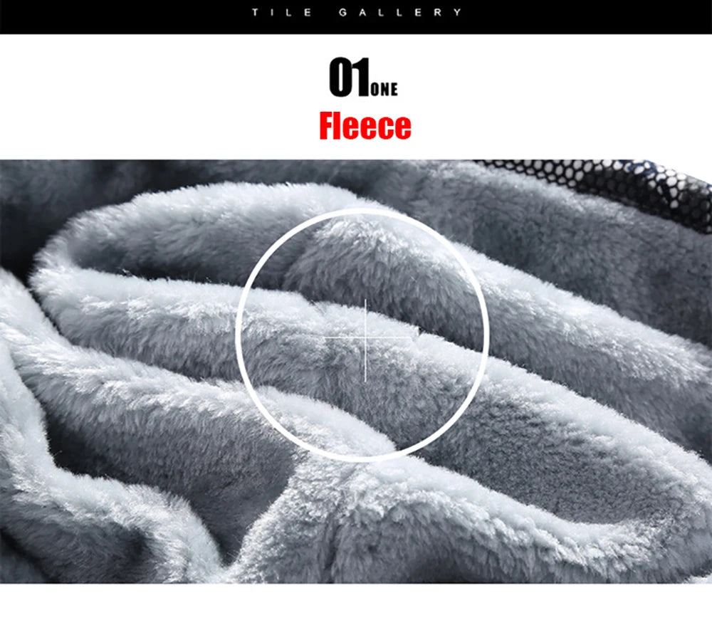 NordX Winterjacke Kapuze - Dicke Fleece, Reißverschluss