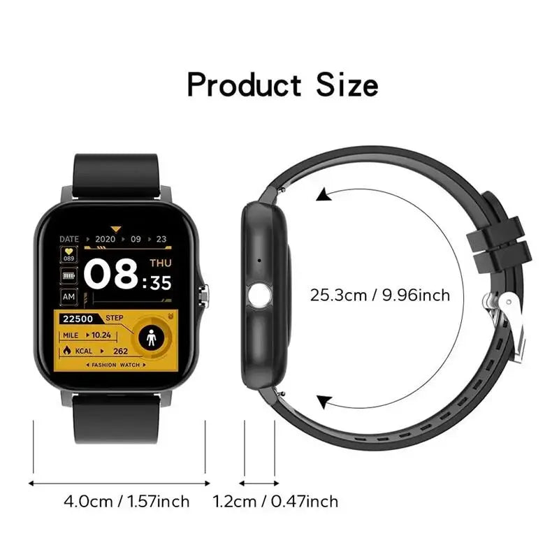 SmartWatch Pro Bluetooth Anruf - 1.44 Zoll SpO2 Blutdruck