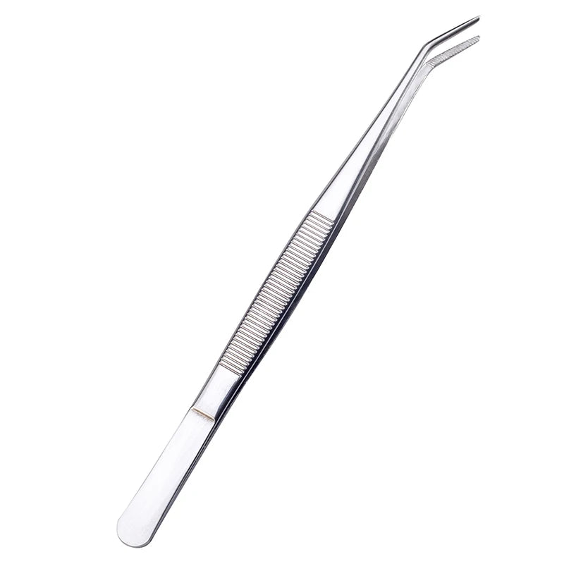 Ourriner Stainless Steel Nail Art Nippers Tweezers Rhinestones Crystal Sequins Glitter Picking Up Cotton Cleaner Tools Manicure