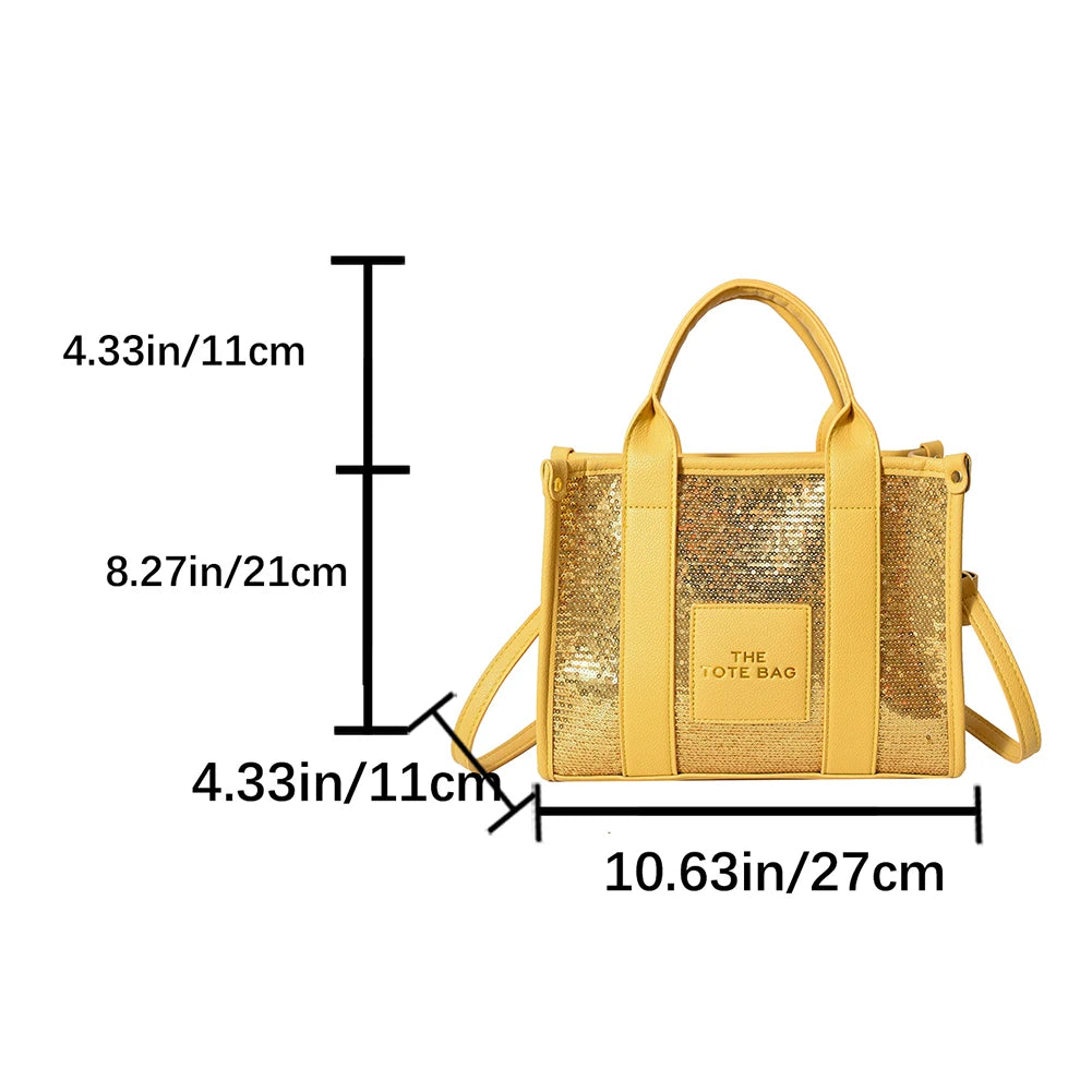 Women's Casual Tote Bag For Women Crossbody Female Handbag New Solid Words Lette Leisure Large Bag Fashion Shopper Tote Purse