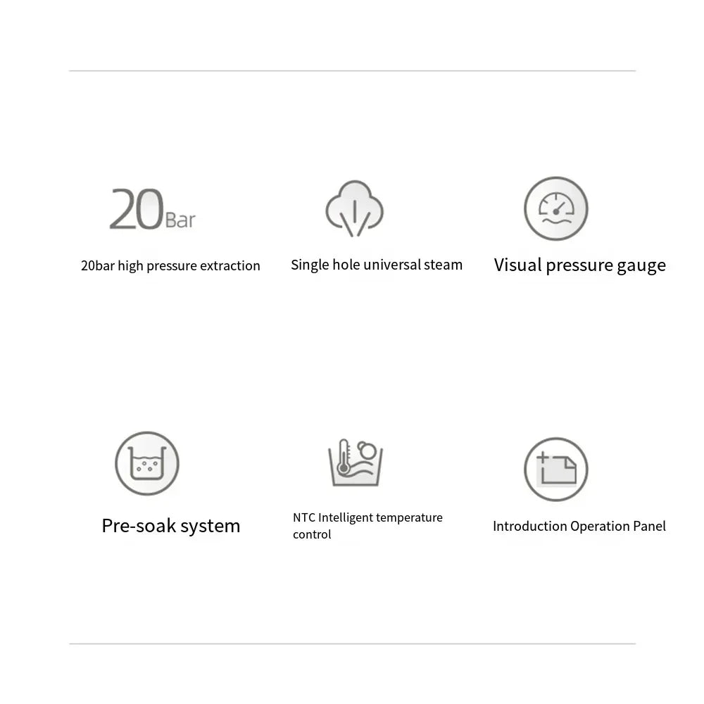 Houselin Espresso Machine 20 Bar, Professional Espresso Maker Cappuccino Machine with Steam Milk Frother