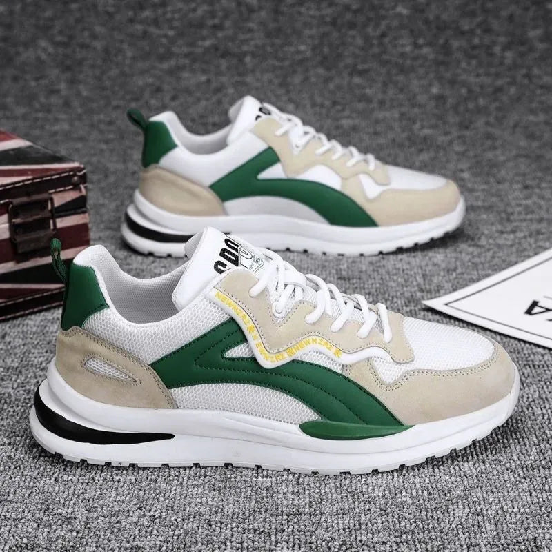 Men Sneakers 2024 Flat Breathable Sneakers Male Comfort Training Shoes Running Sneakers Shoes For Men Walk Sports Shoes - Golden Bridge Store