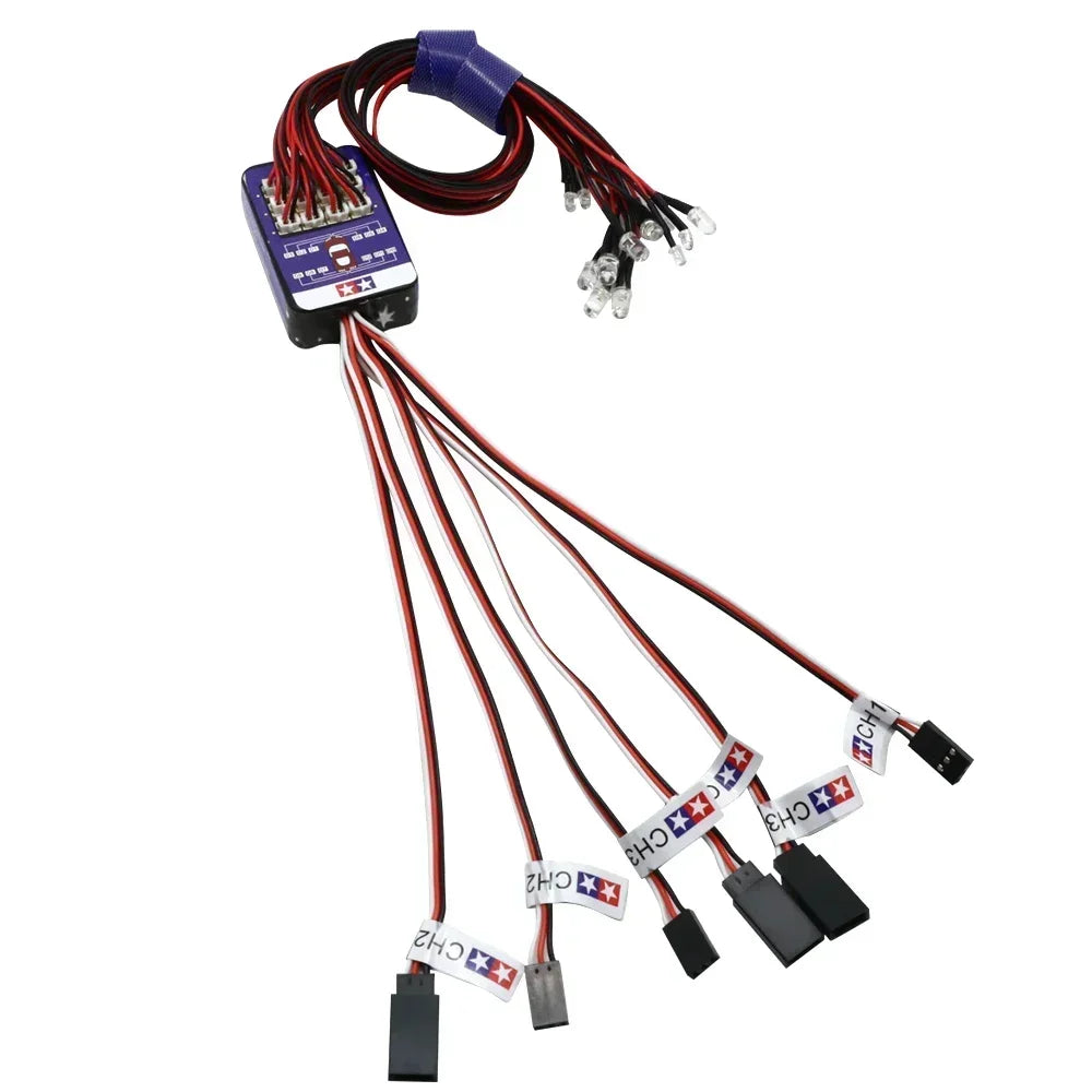 TAMIYA professional remote control model car lamp group rc car lamp simulation linkage third channel controllable turn signal