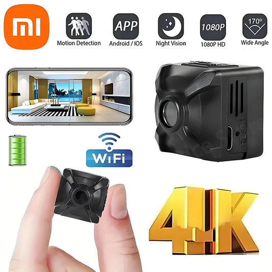 Xiaomi X5 1080p Mini Wireless Camera Wifi Ip/ap Remote Monitor Rechargeable Battery Motion Detection Portable Camcorders Home