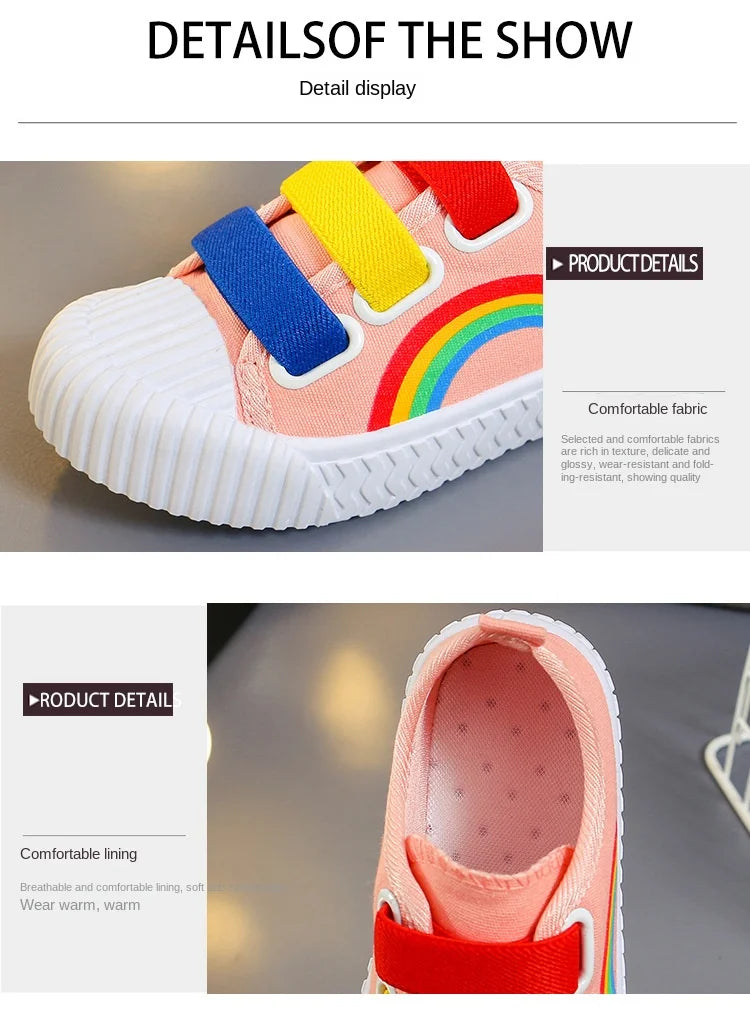 Kinder-Canvas-Schuhe 2025: Fashion-Hook Casual - Toddler Walking Collection