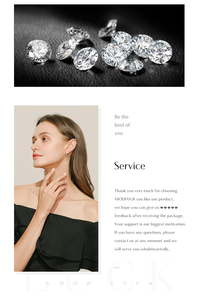 Cercei simpli cu lanț lung MODIAN, din argint 925, model cu picătură de apă, pentru femei, bijuterii fine