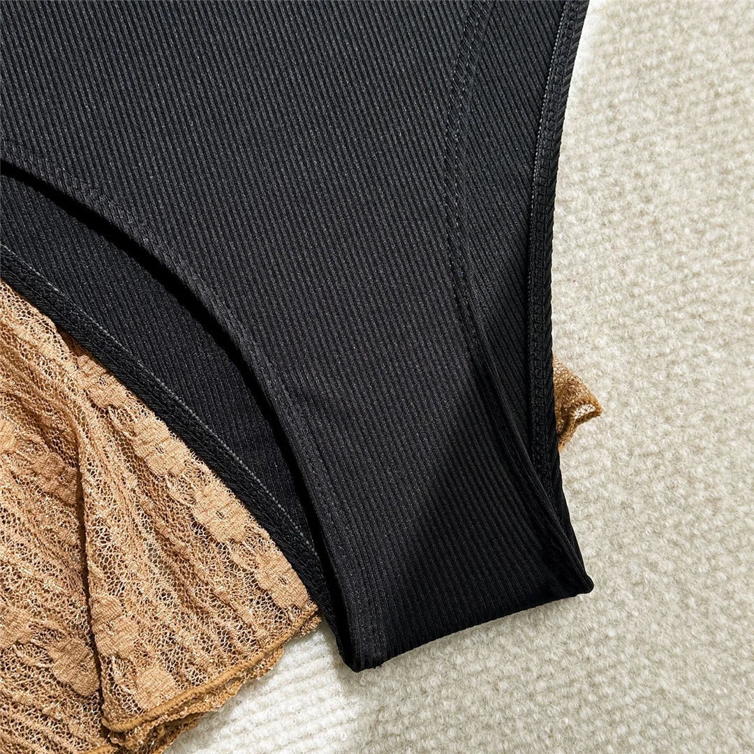 4PCS Halter Bikini Set Sarong Langarm - Vierteilig S M L