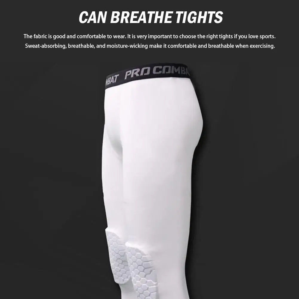Sporthose 2025: Knee Protection Sports Pants Athletic Basketball - Knee Hex Pads Pants Sports Protective Gear Leggings Collection