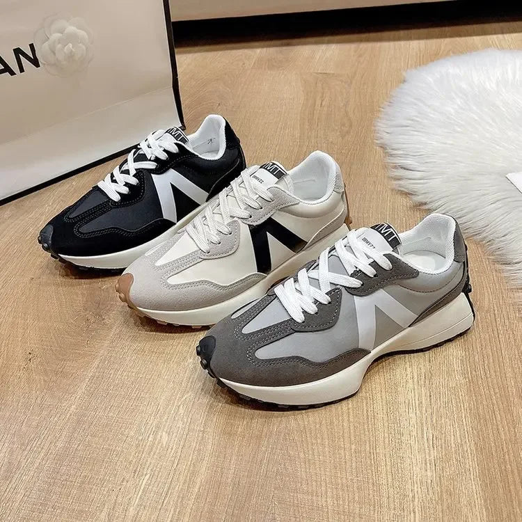 Meilecheng Damen Sneakers Bequem - Rutschfest PU Innensohle