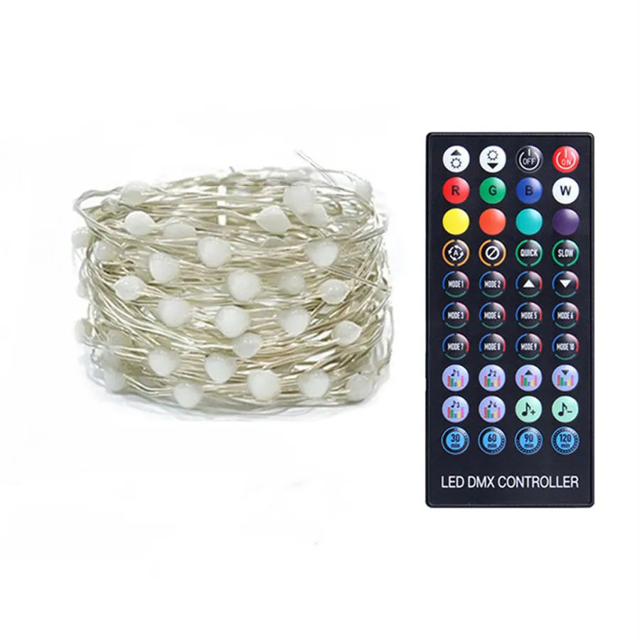 TIRVOSE Smart App Steuerung LED Lichter - Länge 20 m, RGB, USB