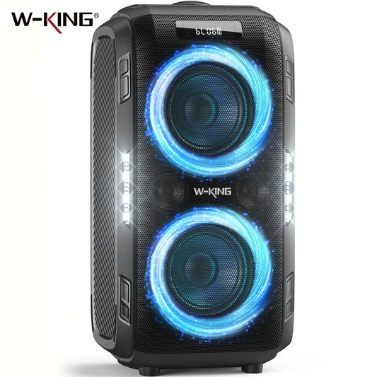 Party-Lautsprecher 2025: W-KING 250W PEAK Bluetooth - 120dB Massive Bass V5.3 Boombox Wireless Collection