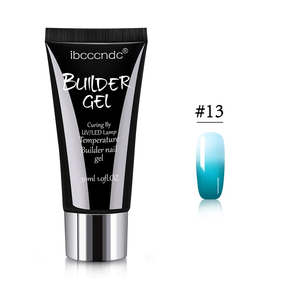 Gel semipermanent pentru unghii, gel de unghii Polygels, lampă UV LED, material pentru extensii de unghii, lampă acrilică, temperatură