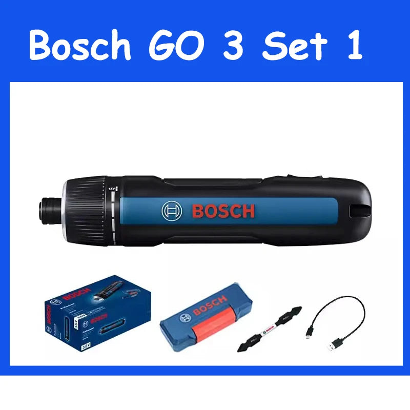 BOSCH GO 3 Electric Screwdriver 3.6V 2Ah Battery 5Nm Screw Driver Forward And Reverse Rotation Screwdriver PK GO 2