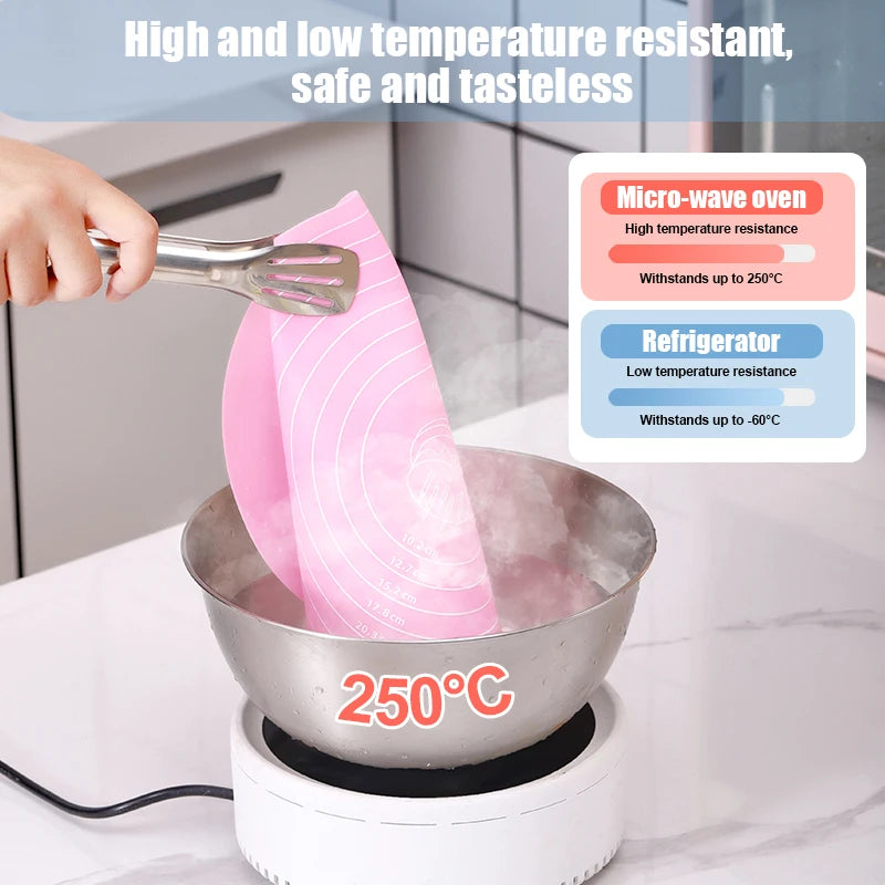 FAIS DU Cake Turntable Pat Silicone Baking Mat For Cake with Size Non-stick High Temperature Resistant Bake Tool Kitchen Gadget