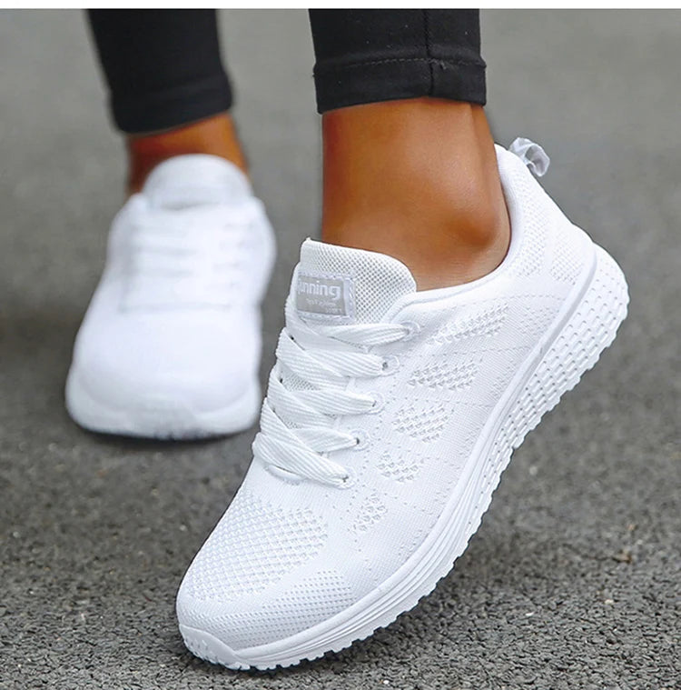 Women's Sneaker Fashion 2025 New Breathable Shoes Women Vulcanized Sneaker Woman Lace Up Tenis Feminino Sneakers For Women