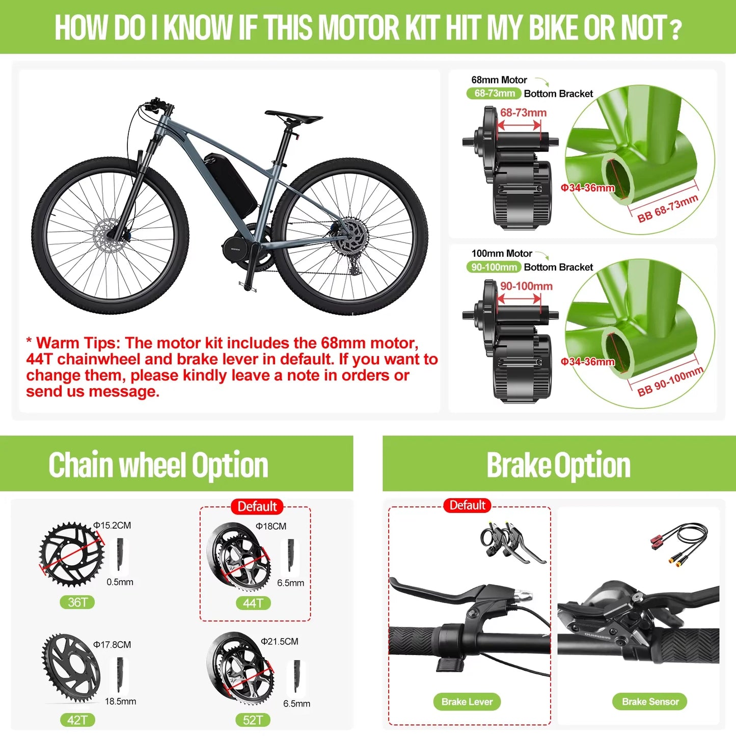 Bafang 750w 48v kit complet Mid Drive Motor 8fun BBS02 Bicycle Electric eBike Conversion Kit Powerful Central e-Bike Engine