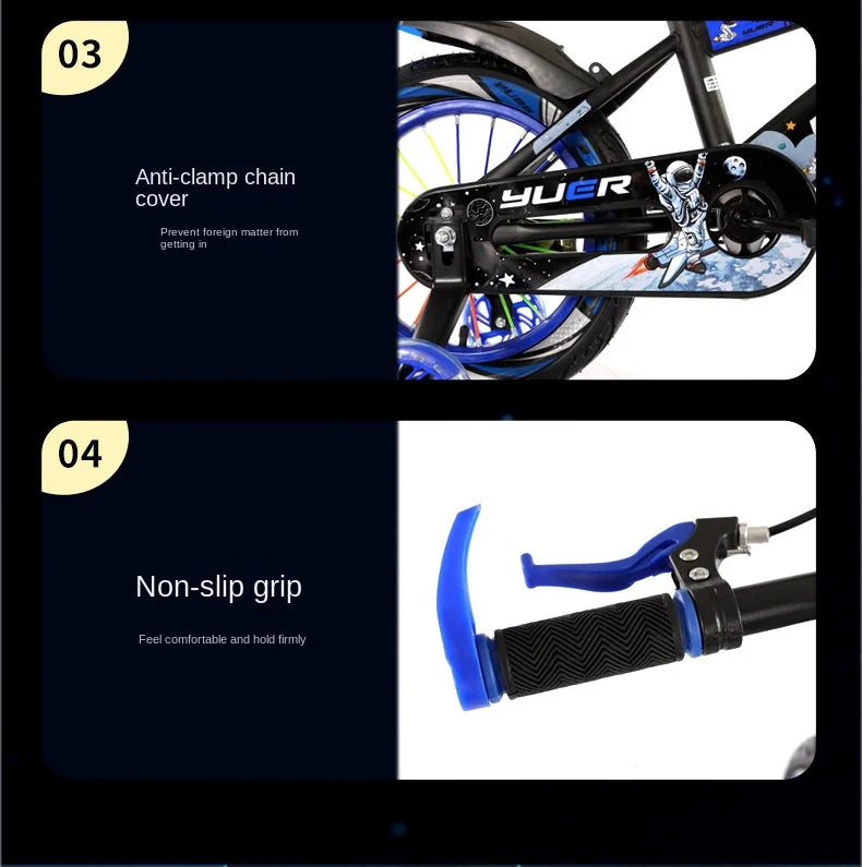 Adjustable Lifting and Lowering Fangle Bicycle for Children Boys and Girls 3-12 Years Old 12 " 14" 16 " 18" 20" Drop-shippping