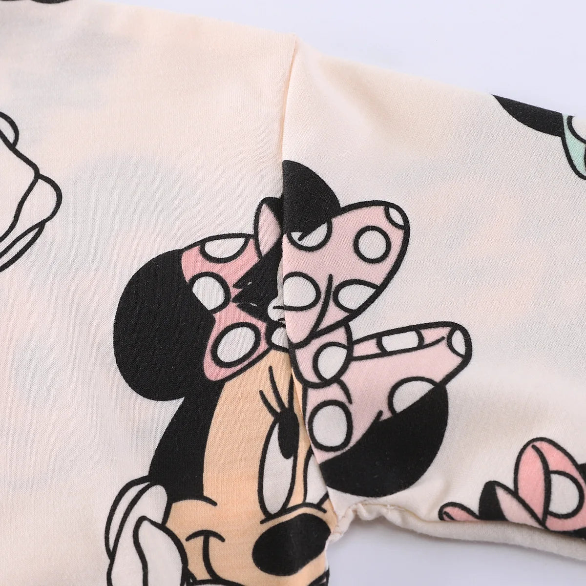 Infant Girls Spring Autumn Clothes Sets Kids Minnie Mouse Long Sleeve T-shirt And Pants 2pcs Suits Baby Girl Fashion Clothing