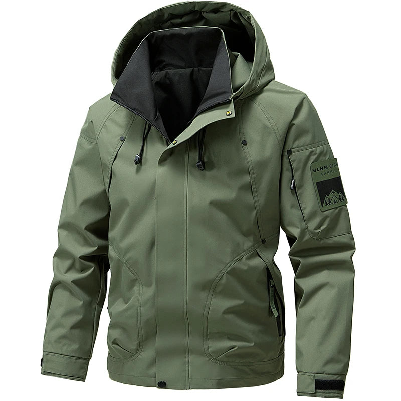 Gorpcore Regenjacke Regenfest - Winddicht Wasserfest Gr XL