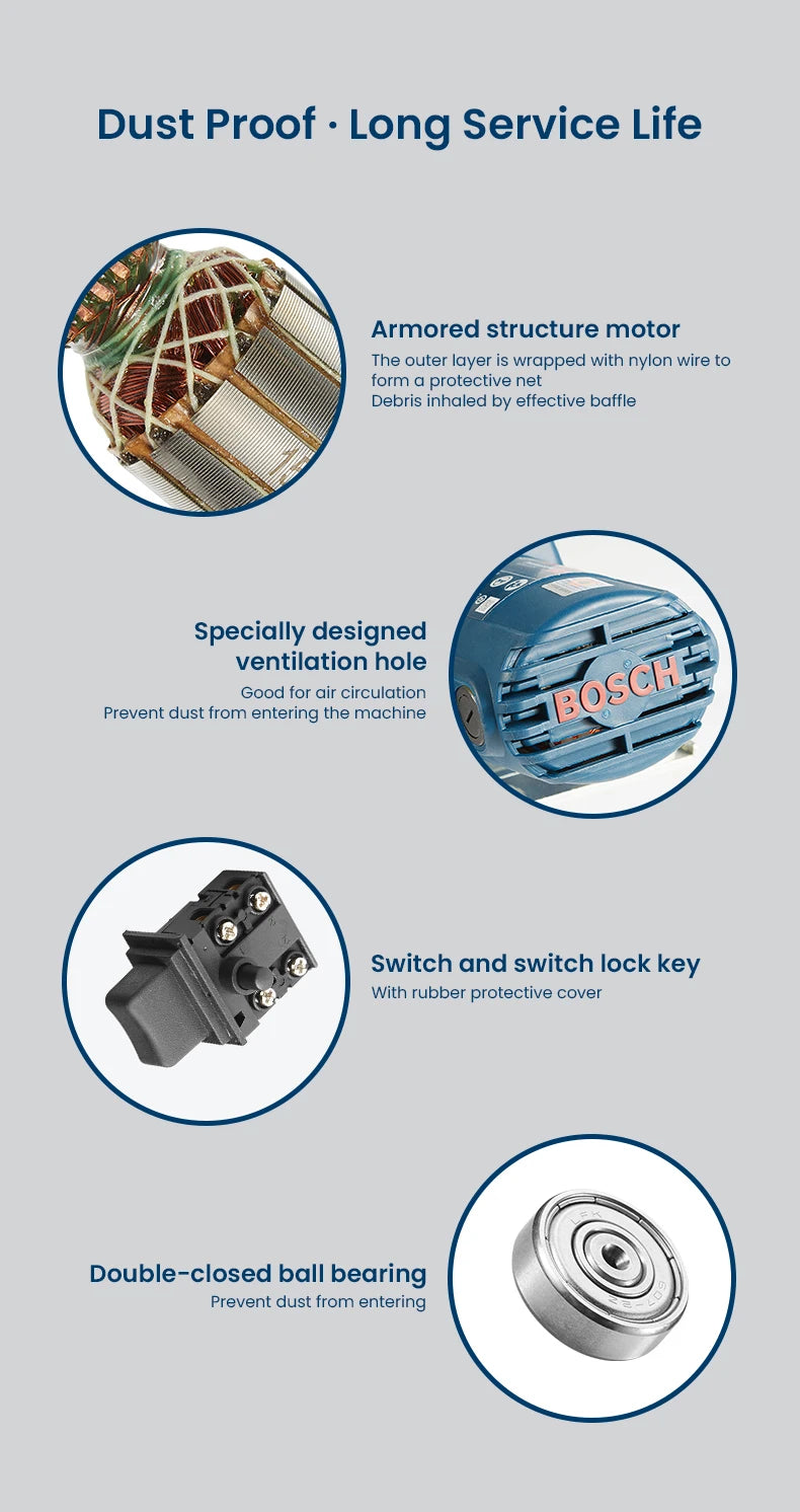 Bosch GDM 13-34 Electric Circular Saw 110mm Tile Stone Marble Granite Cutting Machine 2.8Kg 1300W Portable Discs Saw Power Tool