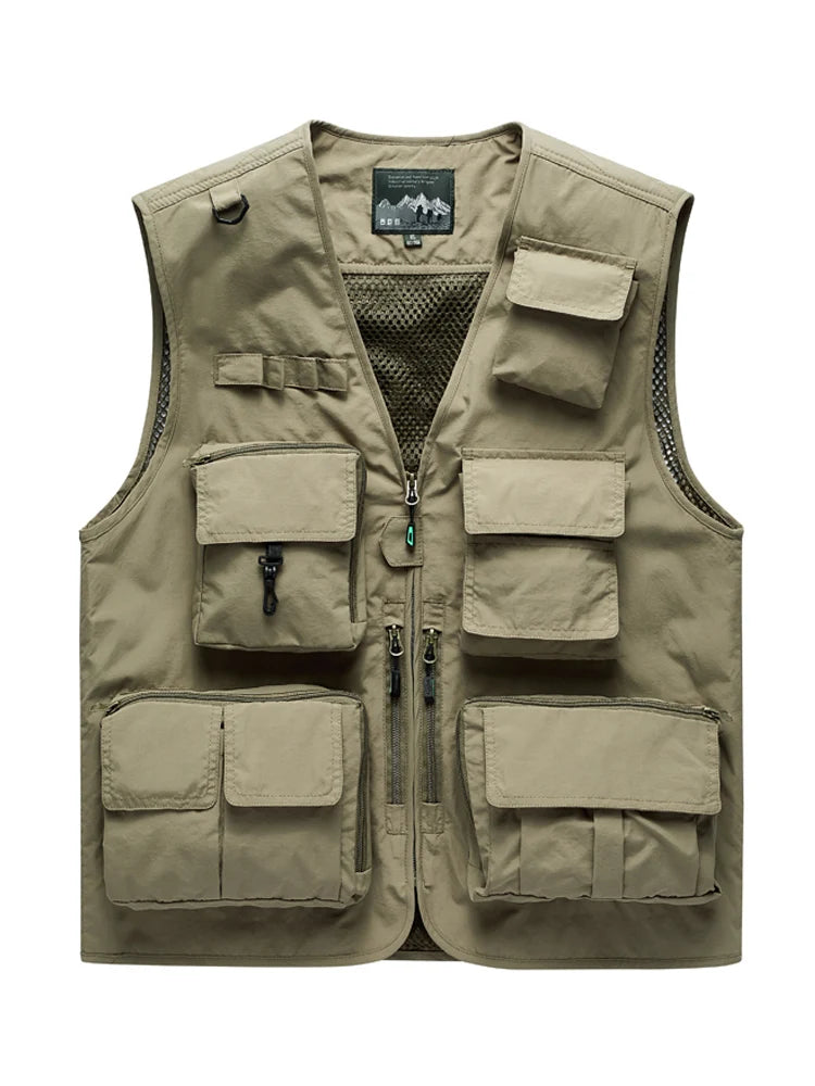 Fujian Multi-Pocket atmungsaktiv - 5XL, Taschen, dünn