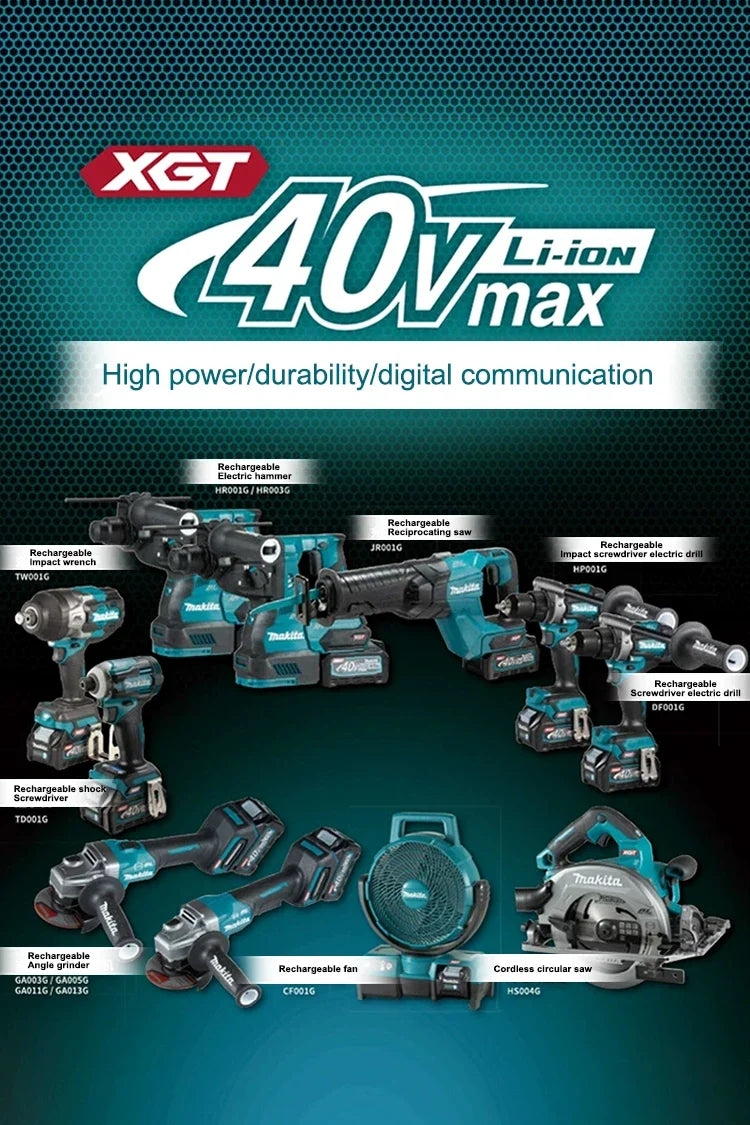Makita BL4050 XGT Ersatzakku - 40V 5000mAh 5.0Ah Kapazität
