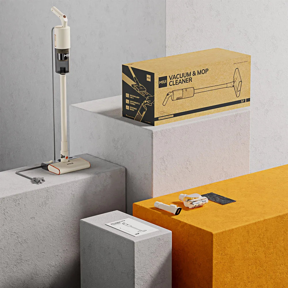 MIUI Vacuum Cleaner For Home Handheld Vacuum Cleaner 18kPa Strong Suction 5M Wire Vacuum Cleaner Mopping Machine 1L Dust Cup