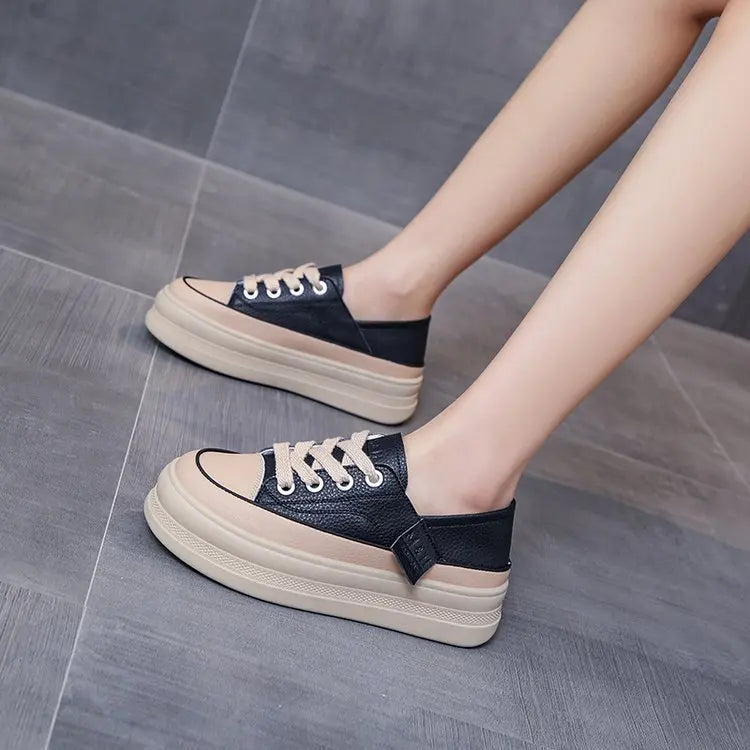 UXST JY100 Bequeme Plateausneaker - Größengetreu 1-3cm