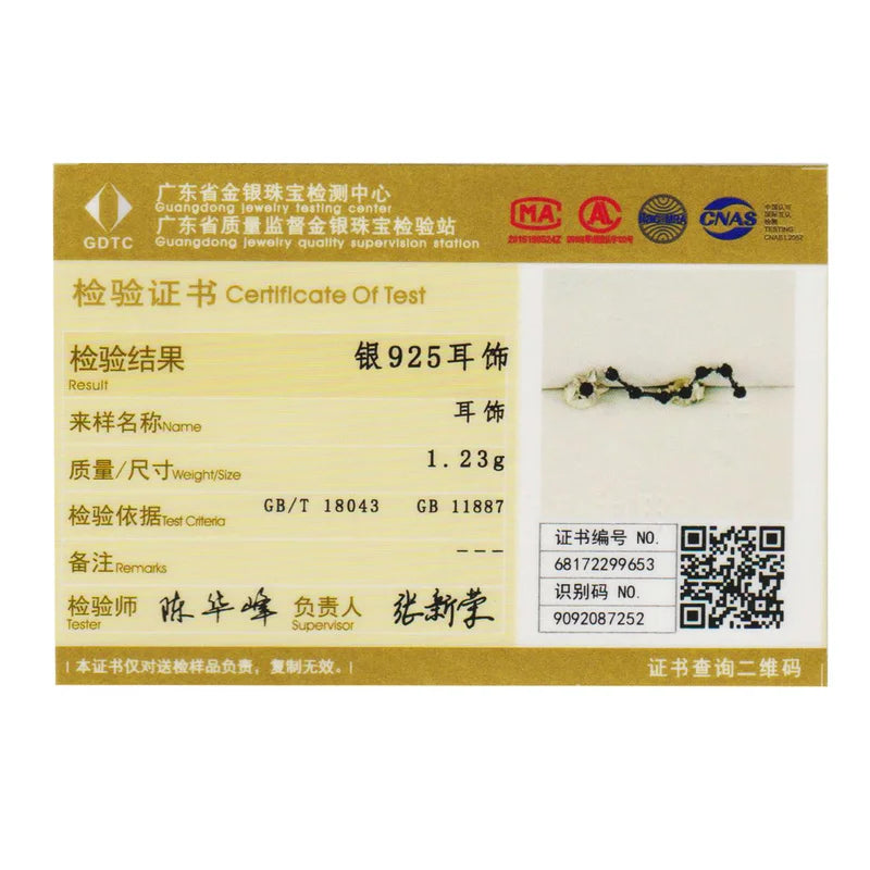 WOSTU CQE166 Dipper Sterne Ohrstecker - 925 Silber 1,23g