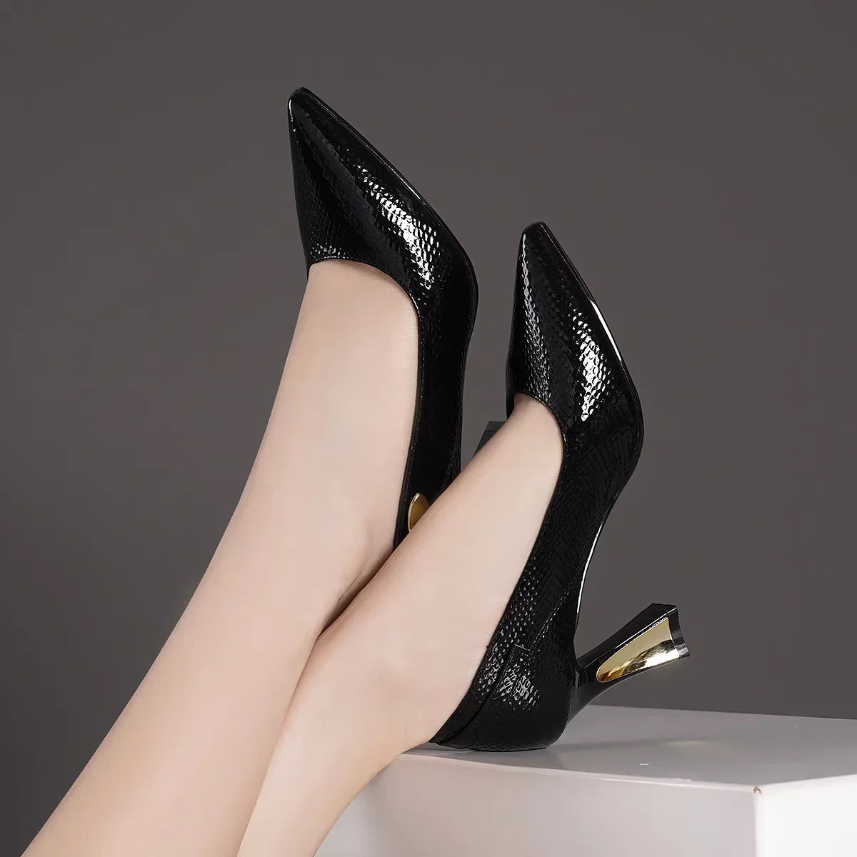 Fashion Women High Heels Shoes elegant Pointed Toe Elegant Sandals Woman 2025 New Spring Designer Party Trend Pumps