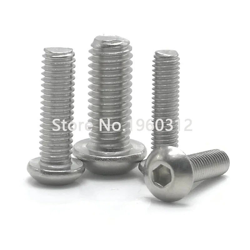 HPCLE ISO7380 Rundkopf Schraube- A2 304 M2-M8 Innensechskant