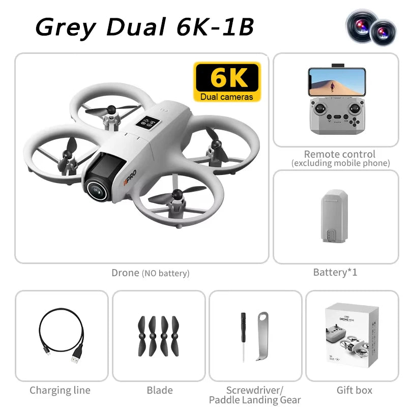 Xiaomi i1PRO Drohne Professional 8K Kamera Drohne 5G WIFI FPV UAV Mit Bildschirm Fernbedienung RC Drohne Vermeidung Aerial Quadcopter
