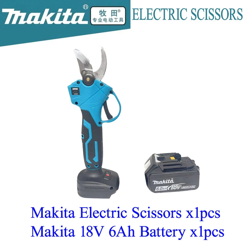 Makita 18v Battery Professional Cordless Electrician Scissors Pruning Shears Cutter Wireless Drills Tools Garden Pruner