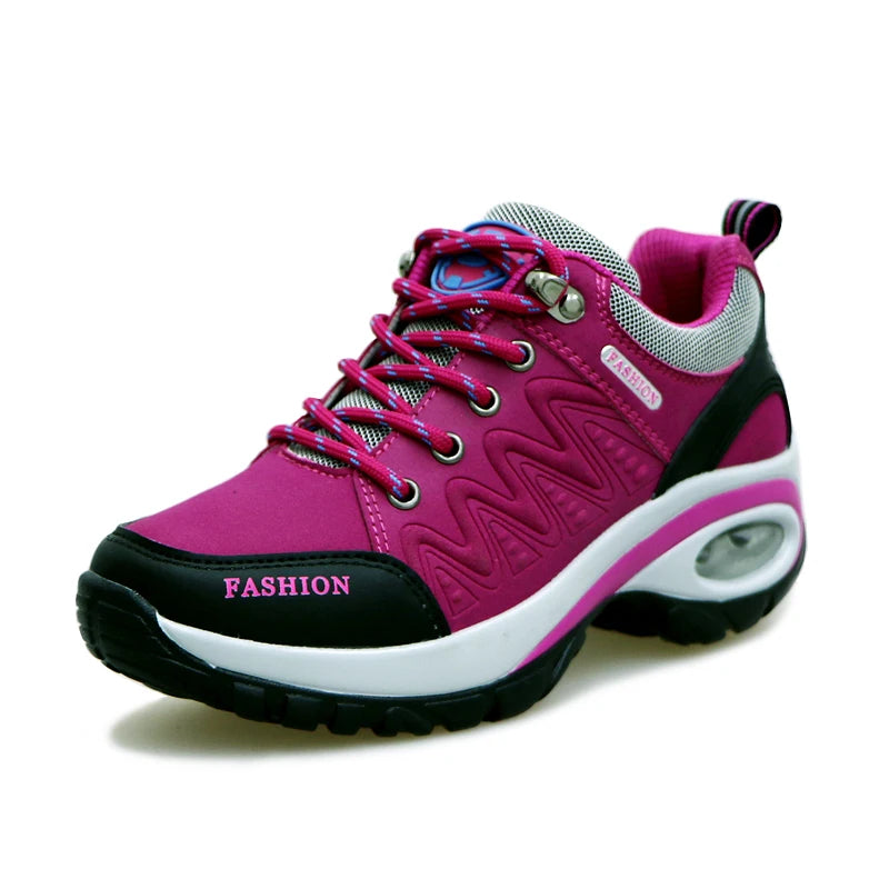 Women platform winter sneakers 2024 New in Casual Fashion Air Cushion Running Sports Shoes for Women Plush Warm Snow Boots