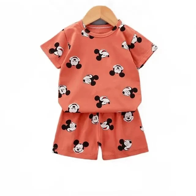 MINISOCN Baby Sommer Kurzarmset - Baumwolle 0-3M Jungen