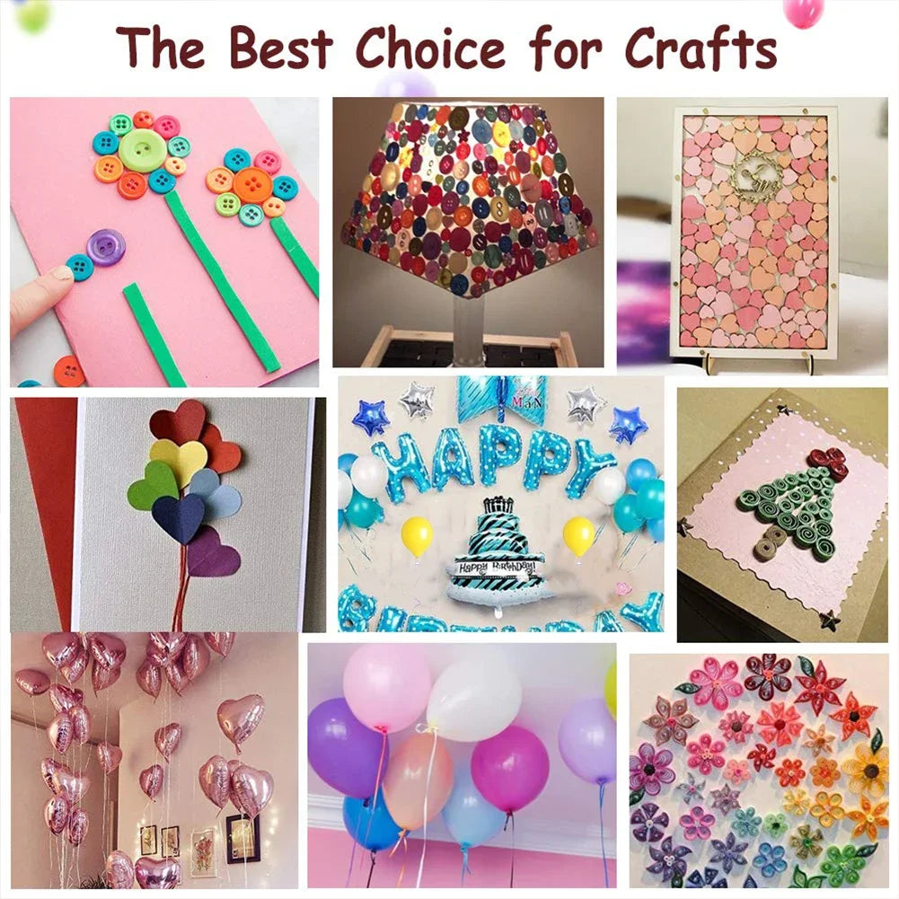 Ballonband Klebeband doppelseitig - 5m 12mm starker Halt