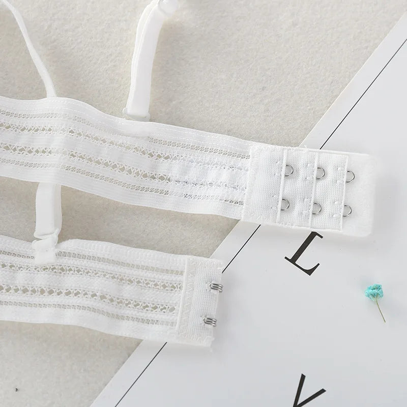 elegant Floral Lace Bra Top For Women Push Up Female Lingerie breathable Bralette Removable Pad Thin Fashion New Wireless Bras