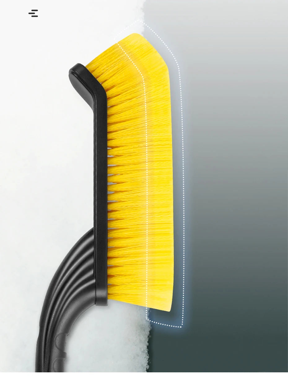 Perie de zăpadă auto extensibilă curățare îndepărtare lopată răzuitor iarnă perii auto parbriz degiver remover instrumente de spălare defroster