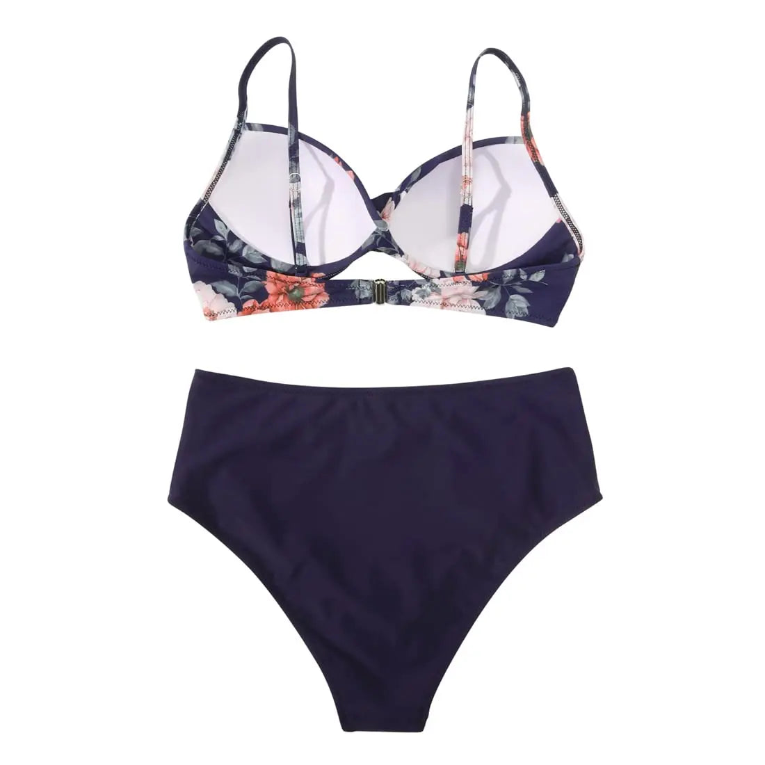 Vintage High Waist Bikinis: Push Up Schwimmbekleidung Bedruckt - Frauen Schwimmanzug Damen Strandmode Sommer Bademode Retro-Charme