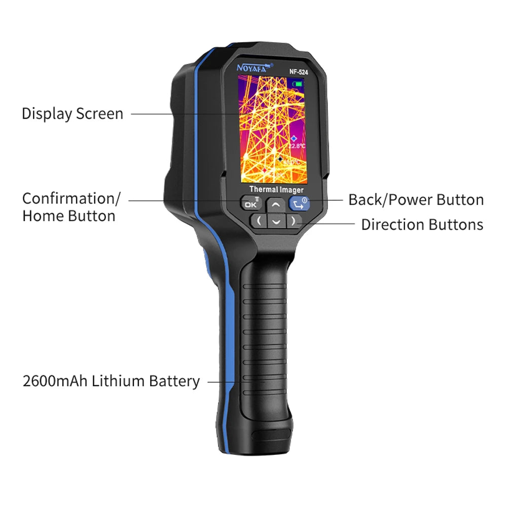 NOYAFA Infrarot Wärmebildkamera 120x90 Thermal Imaging Camera NF-524 Thermal Imager Pipeline Leak Automotive Inspect Tools