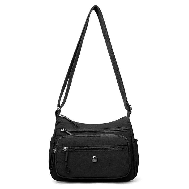 New Middle-aged Women's Bags Fashion Shoulder Bags Versatile Nylon Crossbody Bag Large-capacity Mother's Bag for Daily Travel