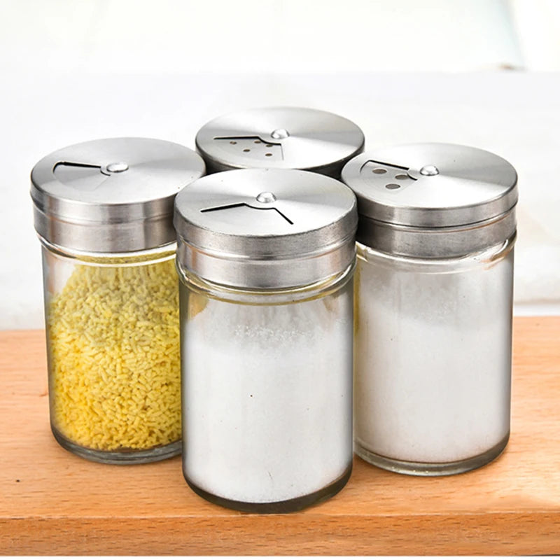 ACRDDK Seasoning Shaker Ecofreundlich - 90ml Glas Gewürzglas