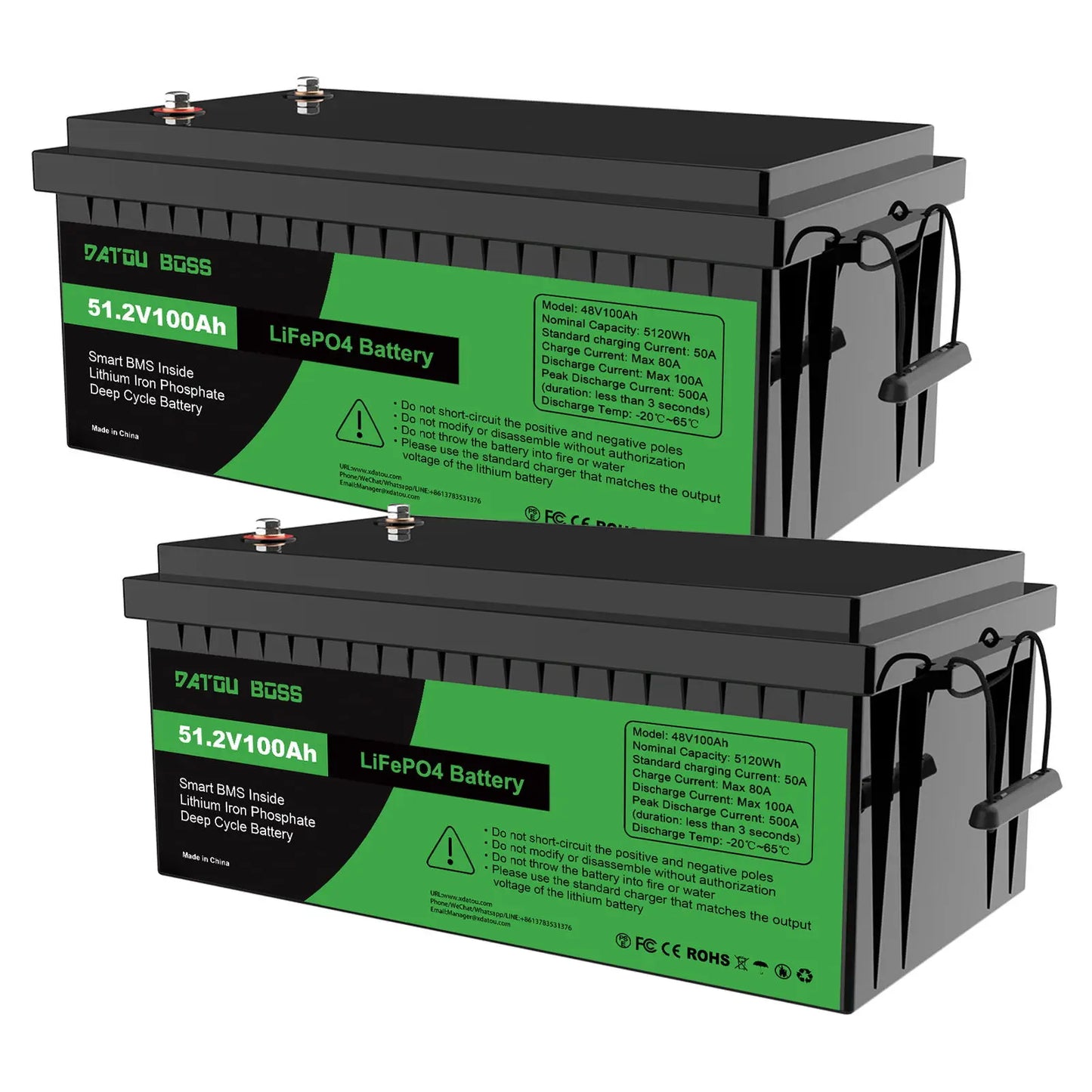 Ddtouboss 48V Lithium-Batterie 2025