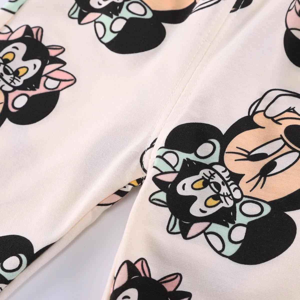 Infant Girls Spring Autumn Clothes Sets Kids Minnie Mouse Long Sleeve T-shirt And Pants 2pcs Suits Baby Girl Fashion Clothing