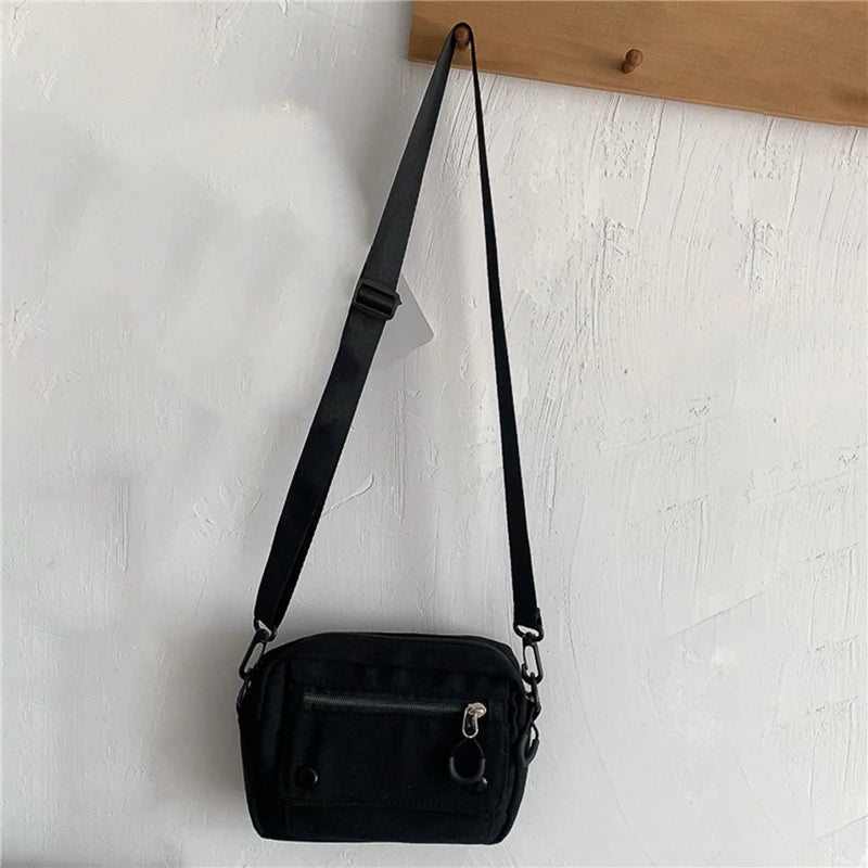 Umhängetasche 2025: Canvas Casual Versatile Fashion - Large Capacity Mobile Phone Coin Purse Women Collection